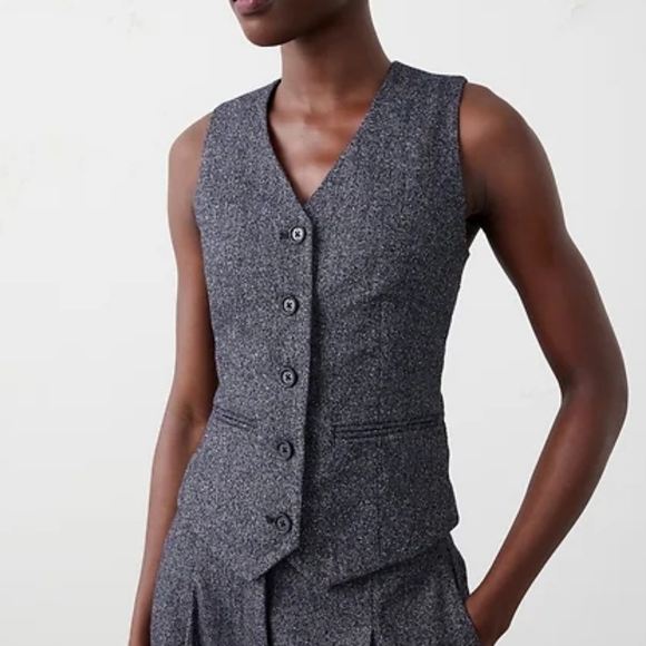 NWT BANANA REPUBLIC | $110 Donegal Tweed Vest - Picture 3 of 8